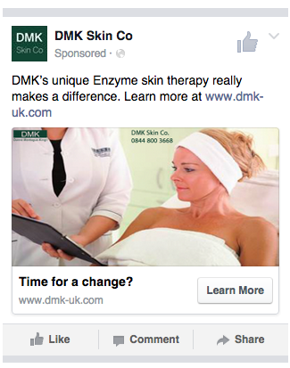 DMK Facebook Adverts